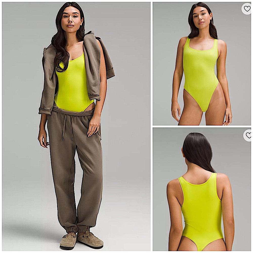 NWT Lululemon Wundermost Ultra-Soft Nulu Square-Neck Sleeveless Bodysuit